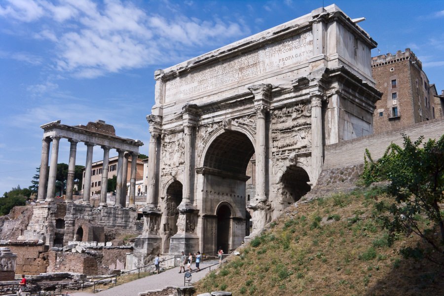 Rome ForumRomain ArcheSeptime